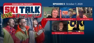 SkiTalk Live with Dan Egan, Episode 5: Mike Hattrup, Ian Harvey, Justin Koski, and Phil Pugliese (Oct. 7, 2020, 47 min).