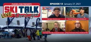SkiTalk Live with Dan Egan, Episode 13: Ken Scott and Henry Schniewind (Jan. 27, 2021, 1:01 min).