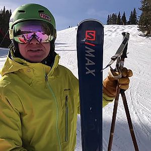 2019 Salomon S/Max 12 Sneak Peek and Ski Test Review - YouTube